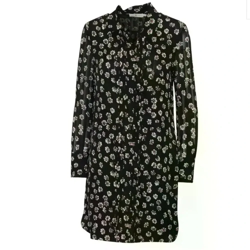 Tory Burch Avery Floral-print Silk Shirt Dress